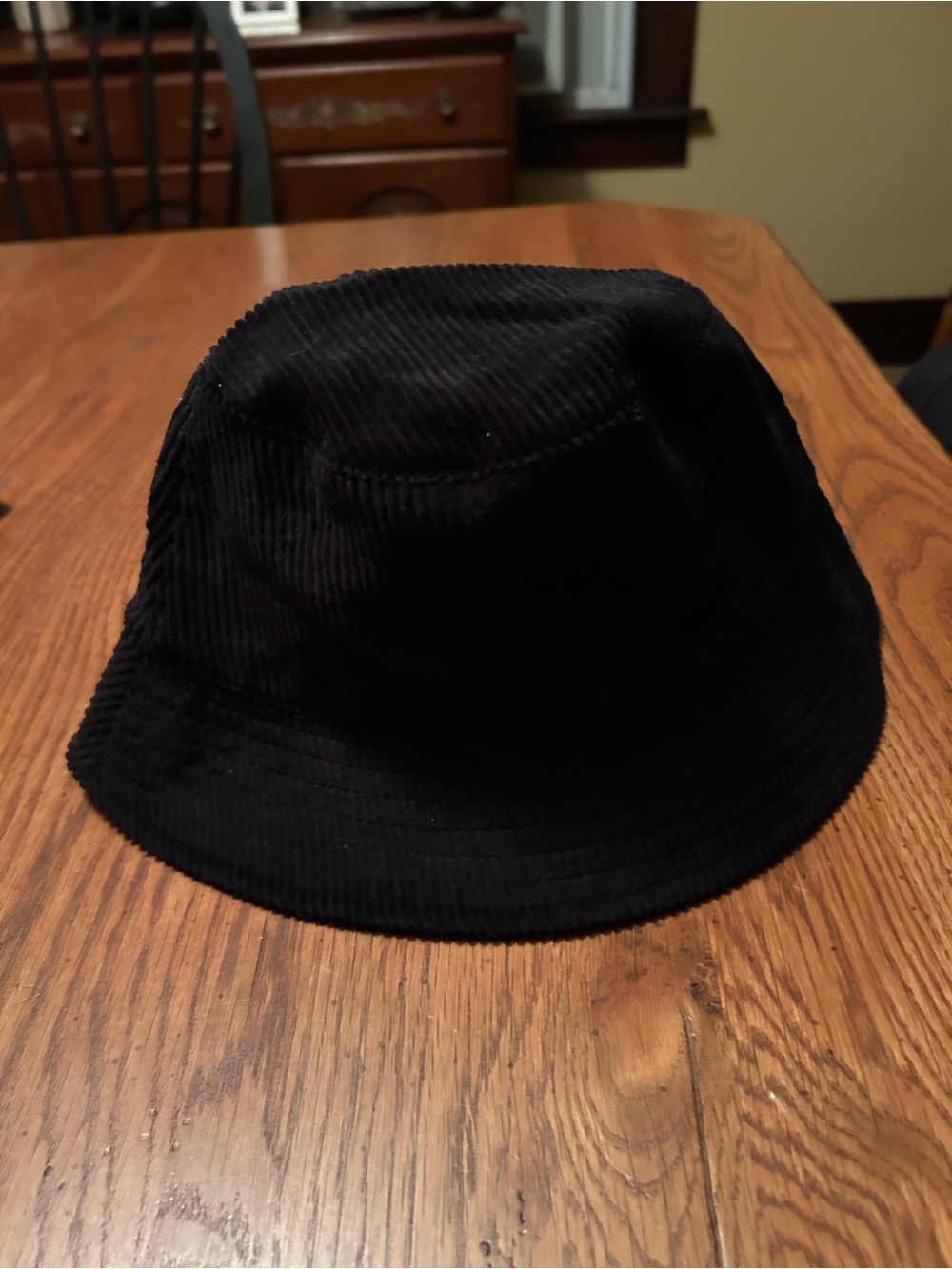 GAP Black Corduroy Bucket Hat